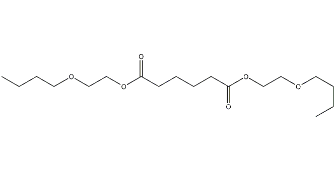 bis(2-butoxyethyl) adipate structural formula