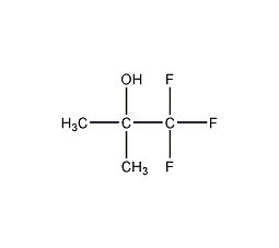 2-trifluoromethyl-2-propanol structural formula