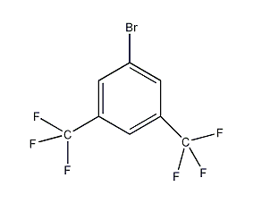 3.5-bis(trifluoromethyl)bromobenzene structural formula