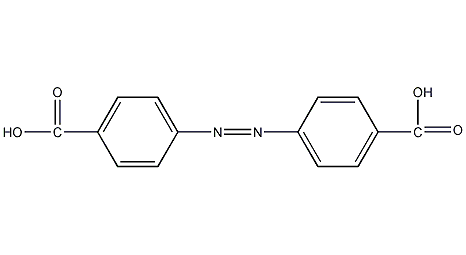 azobenzene-4,4'-dicarboxylic acid structural formula