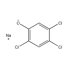 2,4,5-sodium trichlorophenolate structural formula