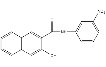 n-(3-hydroxy-2-naphthoyl)m-nitroaniline structural formula