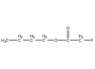 butyl fluoroacetate structural formula