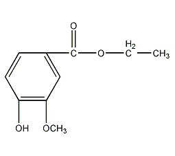 structure formula of ethyl vanillate