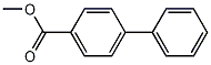4-biphenylcarboxylic acid methyl ester structural formula
