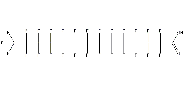 perfluorotetradecanoic acid structural formula