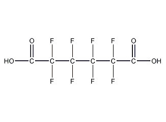 structural formula of octafluoroadipic acid