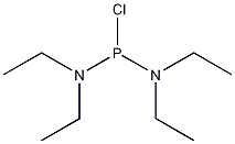 bis(diethylamino)chlorophosphine structural formula
