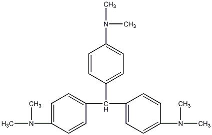 colorless crystal violet structural formula
