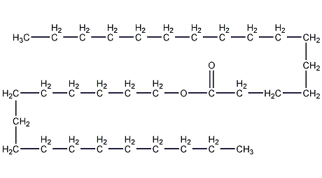 structural formula of palmityl palmitate