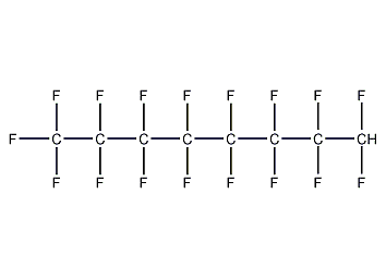 1h-perfluorooctane structural formula