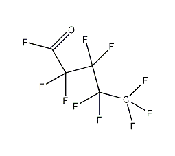 nonafluoropentanoyl fluoride structural formula