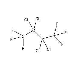 hexafluoro-2,2,3,3-tetrachlorobutane structural formula