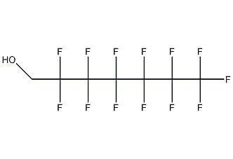 1h,1h-perfluoro-1-heptanol structural formula