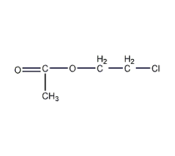 2-chloroethyl acetate structural formula