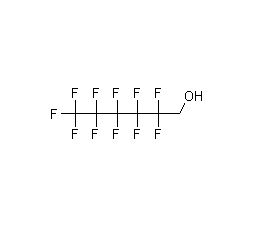 undecafluoro-n-hexane-1-ol structural formula