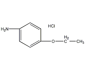 structural formula of p-aminophenylene ether hydrochloride
