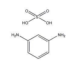 m-phenylenediamine sulfate structural formula