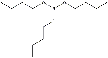 structural formula of tri-n-butyl borate