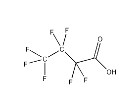 heptafluorobutyric acid structural formula