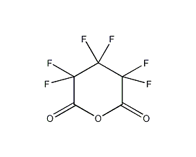 hexafluoroglutaric anhydride structural formula