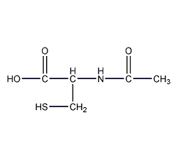 n-acetyl-l-cysteine ​​structural formula