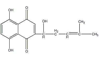 shikonin structural formula