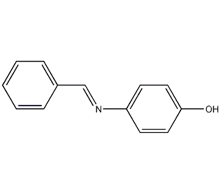 structural formula of p-benzylmethylene aminophenol