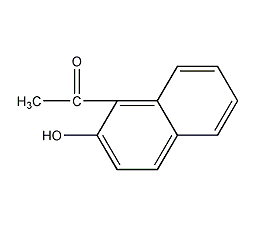 2-hydroxy-1-naphthylethanone structural formula