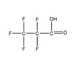 pentafluoropropionic acid structural formula