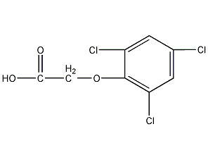 2,4,6-trichlorophenoxyacetic acid structural formula