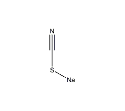 sodium thiocyanate structural formula