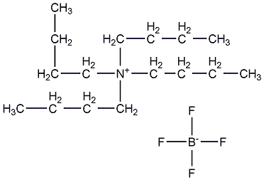 tetrabutyl ammonium tetrafluoroborate structural formula
