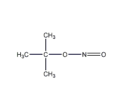 structural formula of tert-butyl nitrite