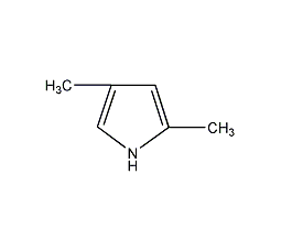 2,4-dimethylpyrrole structural formula
