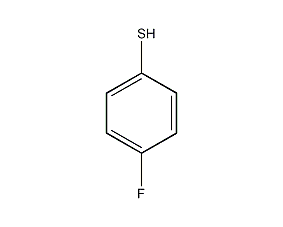 structural formula of p-fluorothiophenol