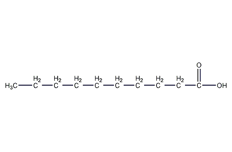 structural formula of decanoic acid