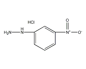 3-nitrophenylhydrazine hydrochloride structural formula