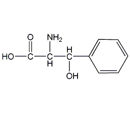 dl-β-phenylserine structural formula