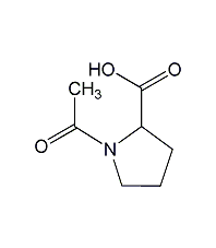 n-acetyl-l-proline structural formula