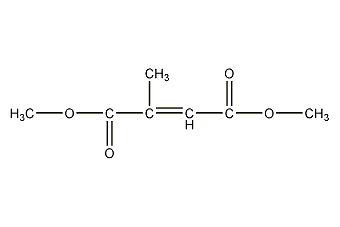 structural formula of dimethyl methylmaleate