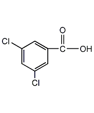 3,5-dichlorobenzoic acid structural formula