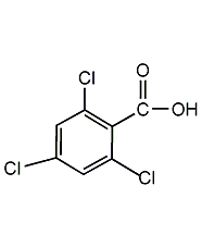 2,4,6-trichlorobenzoic acid structural formula
