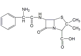 ampicillin structural formula
