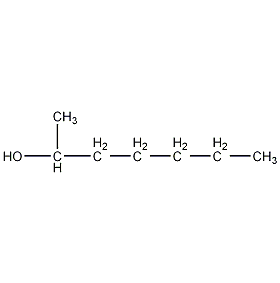 2-heptanol structural formula