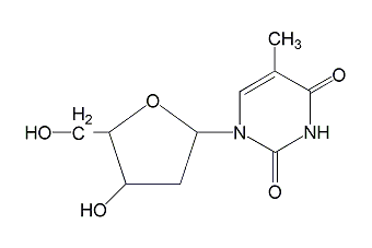 thymidine structural formula