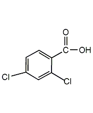 2,3-dichlorobenzoic acid structural formula