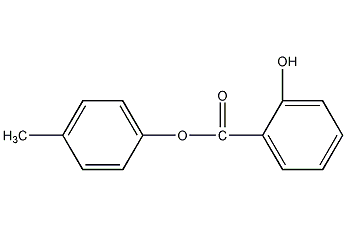 structural formula of para-tolyl salicylate