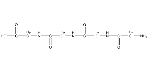 tetrapolyglycine structural formula
