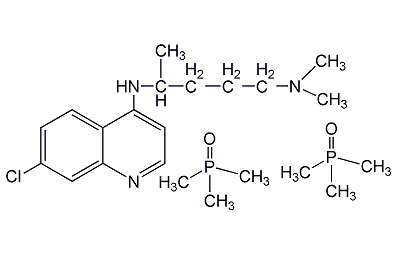 chloroquinine diphosphate structural formula